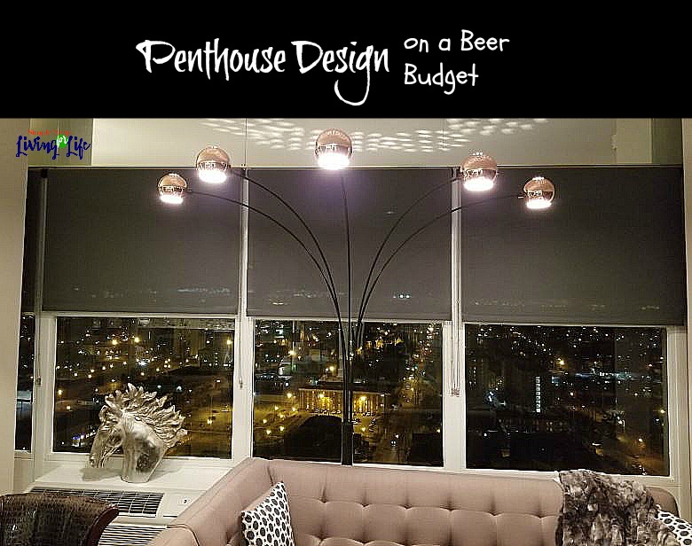 View of How To Decorate a Penthouse On a Beer Budget - The Living Room ...